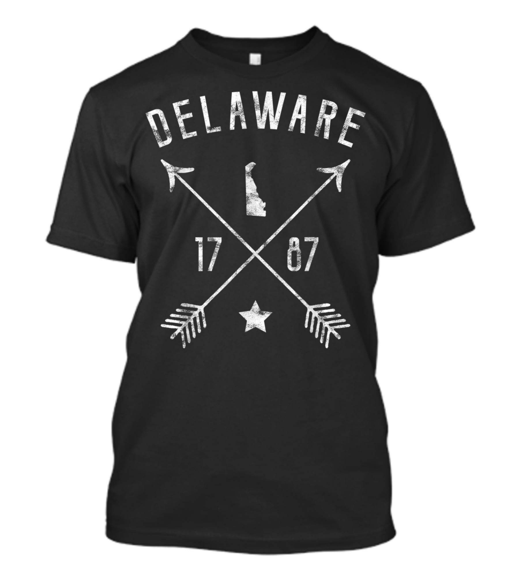 Delaware 1787 Vintage Home State Arrows T-Shirt
