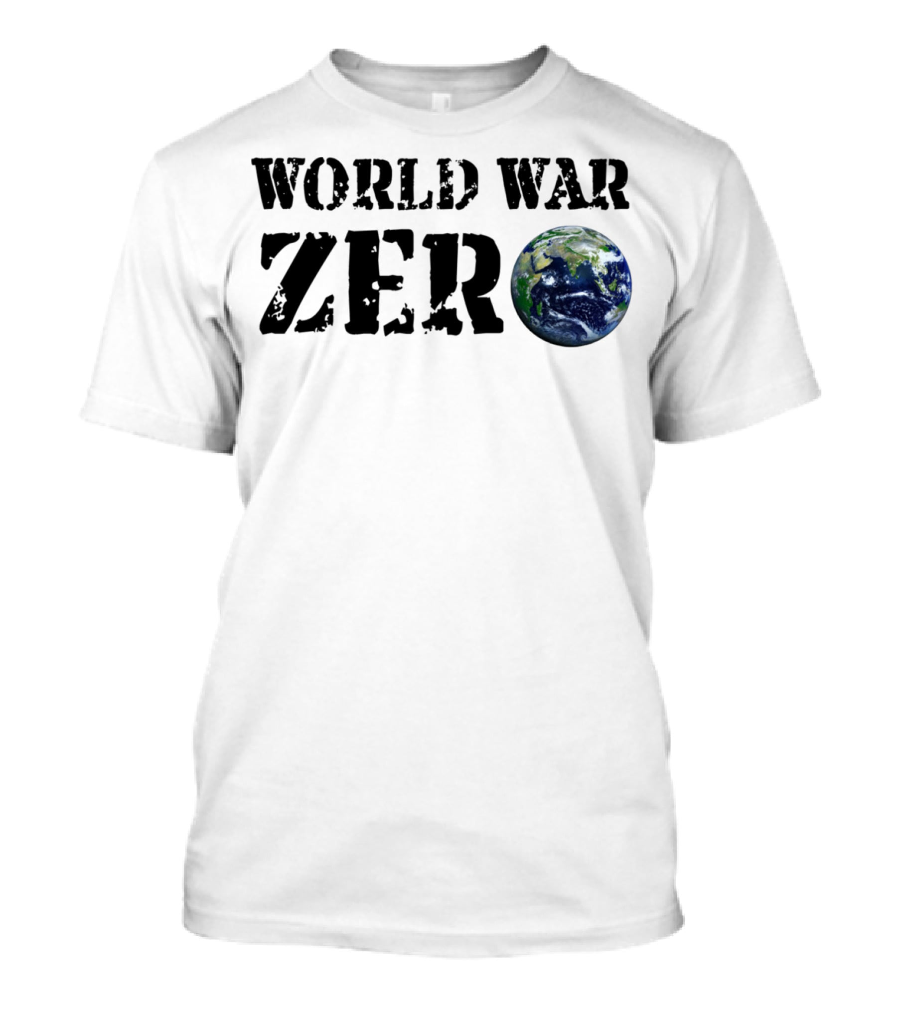 World War Zero Earth Concept Icon Planet T-Shirt