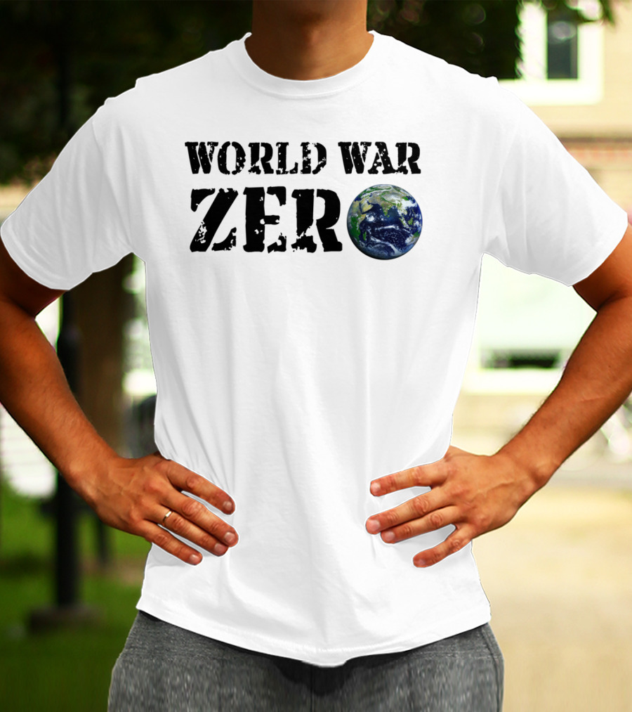 World War Zero Earth Concept Icon Planet T-Shirt