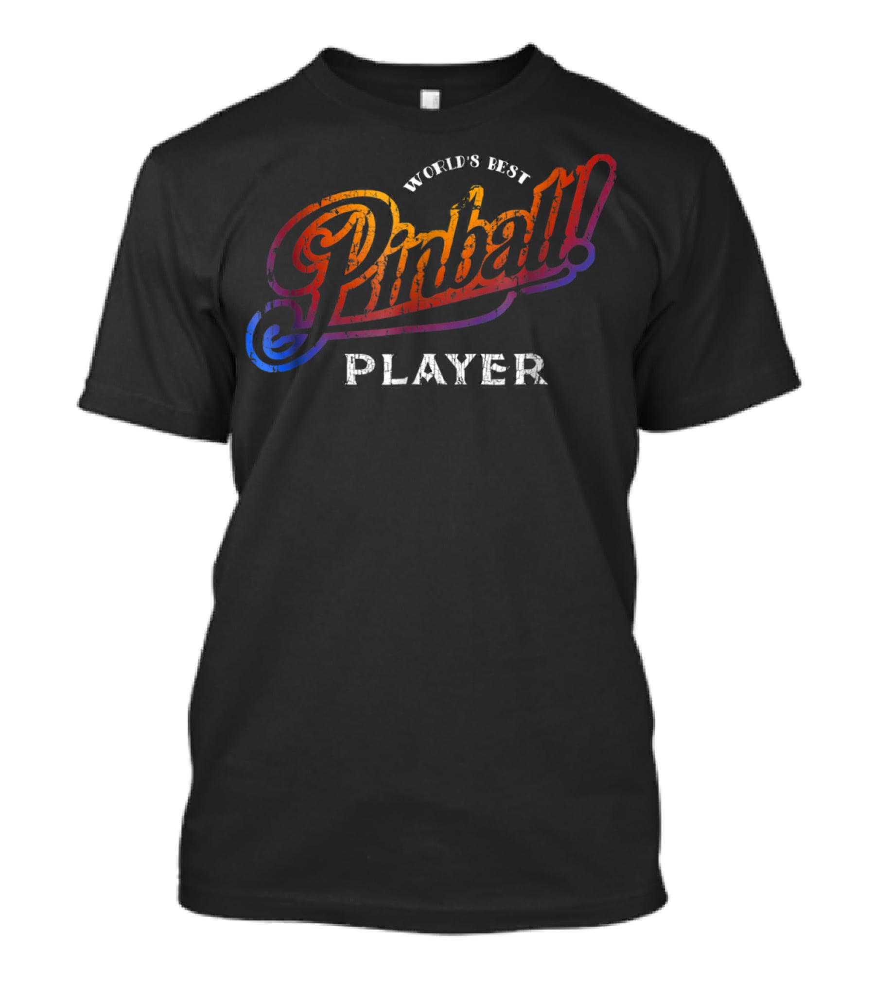 World's Best Pinball Player Machine Game Balls T-Shirt
