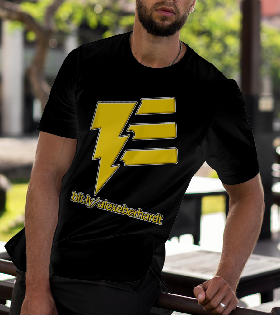 Bit.ly/alexeberhardt Alex Eberhardt Music Yellow Lightning Bolt T-Shirt