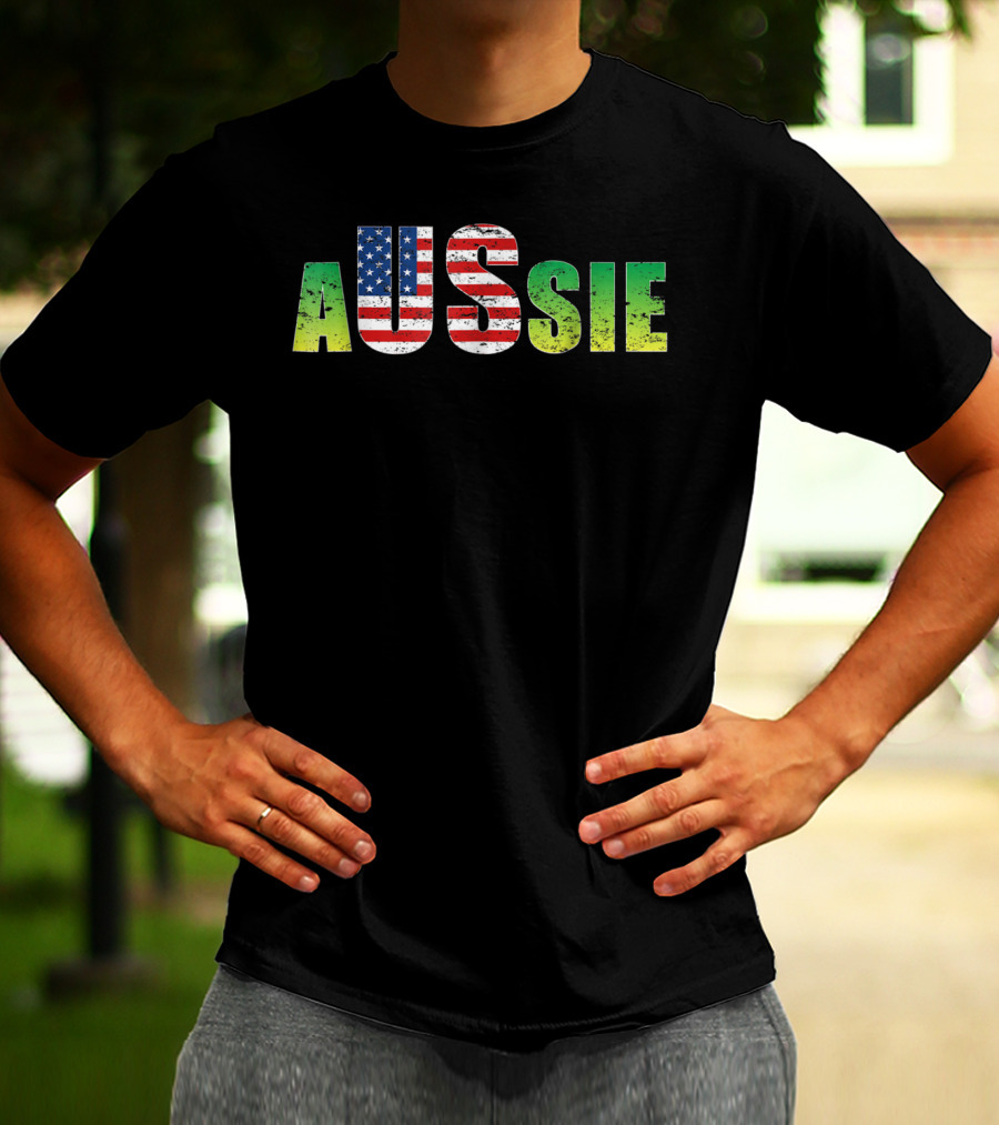 Aussie America United States Australia Lover T-Shirt
