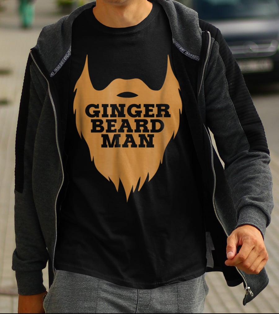 Ginger Beard Man Beard Men T-Shirt