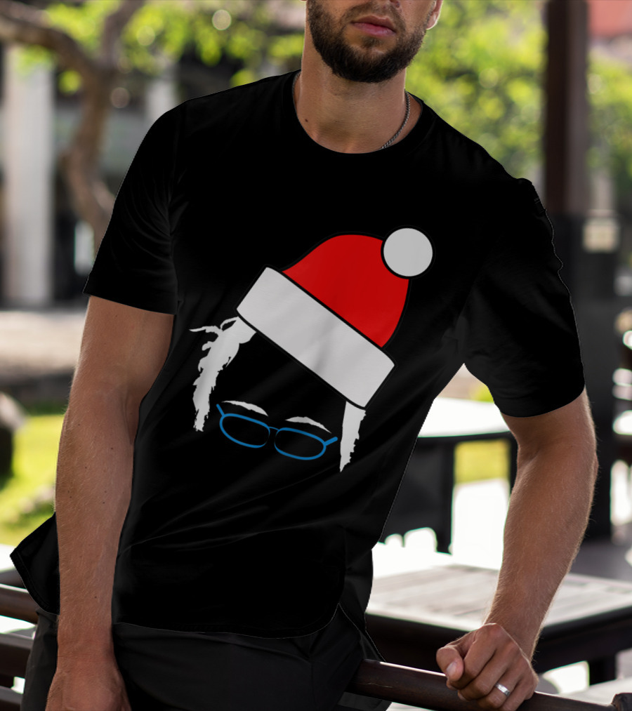 Bernie Sanders Santa Hat Christmas Holiday T-Shirt