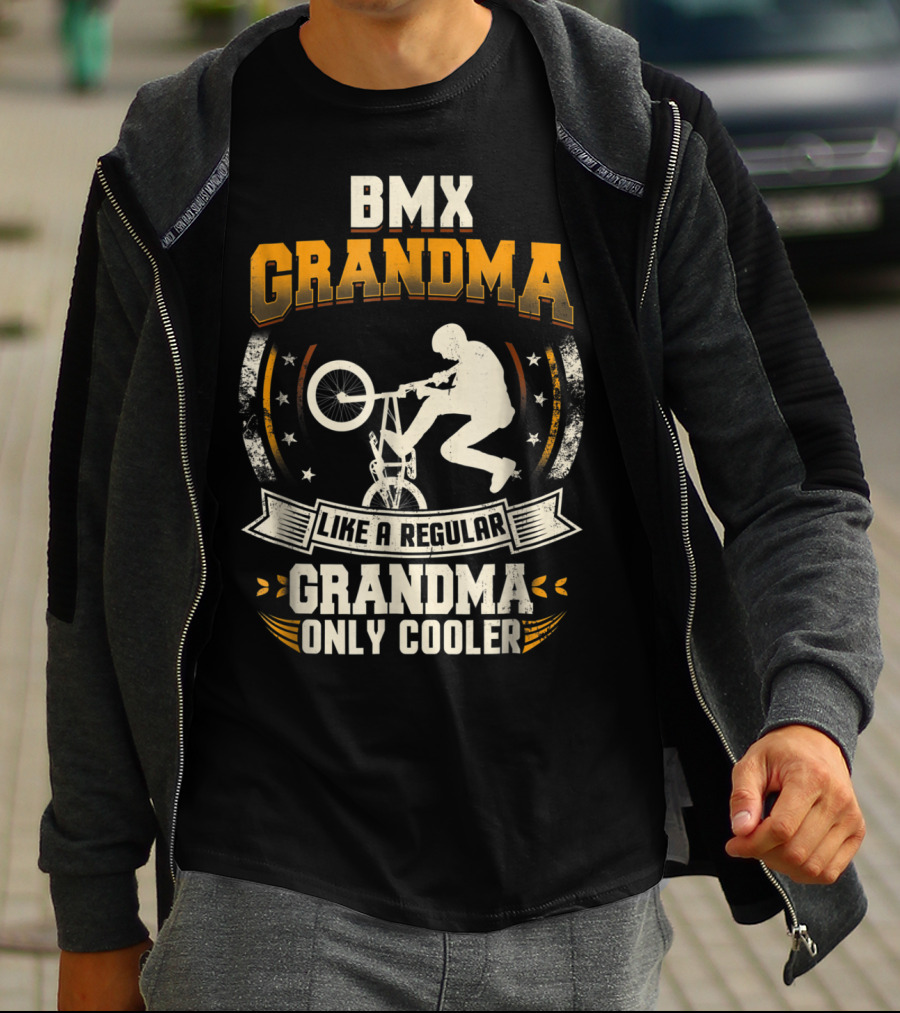 BMX Grandma Like A Regular Grandma Only Cooler T-Shirt