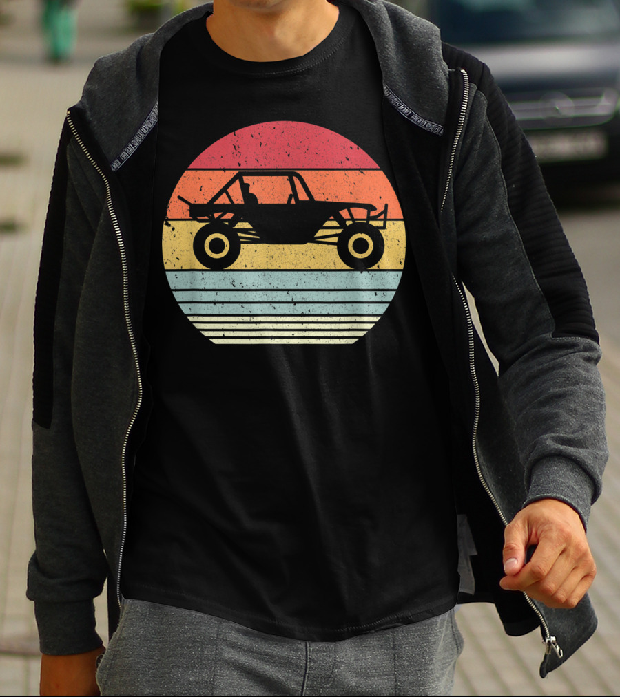 Vintage Sunset Can Am Style Off Road Beach Buggy T-Shirt