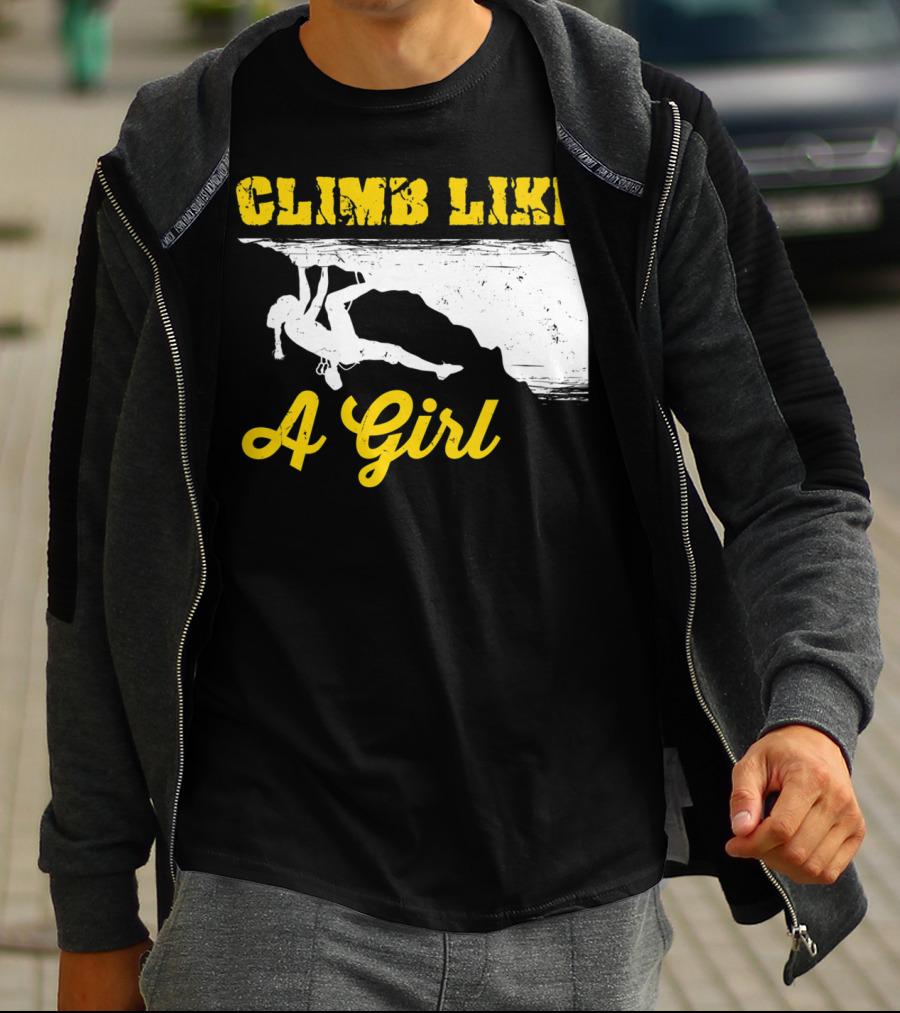Climb Like A Girl T-Shirt