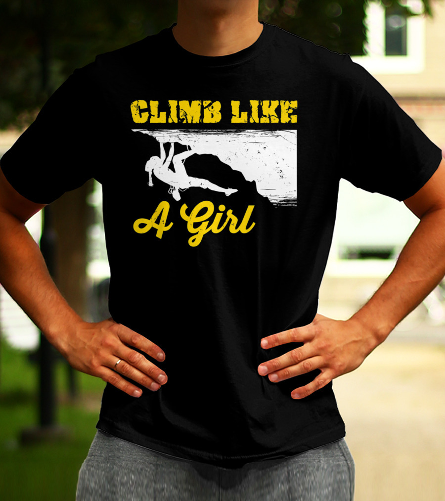 Climb Like A Girl T-Shirt