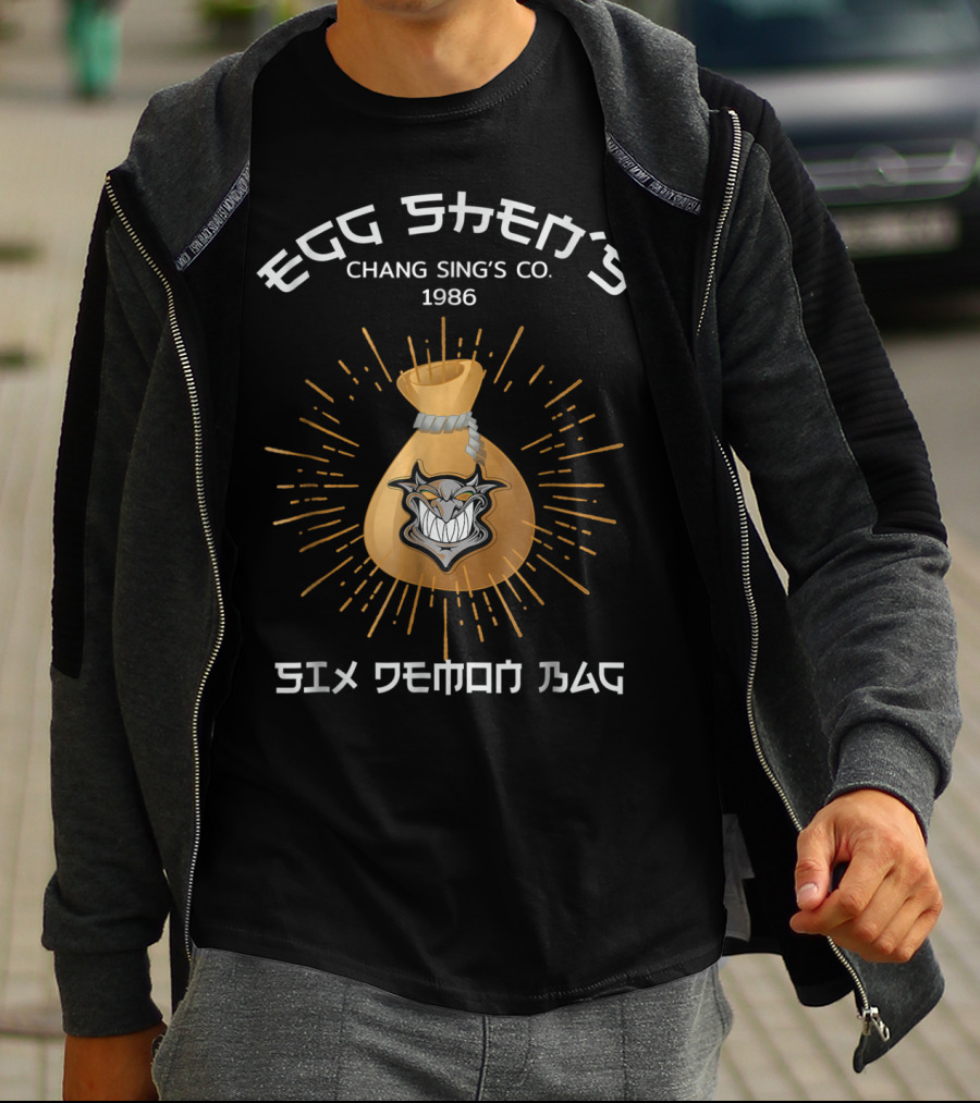 Egg Shen's Chang Sing's Co. 1986 Six Demon Bag T-Shirt