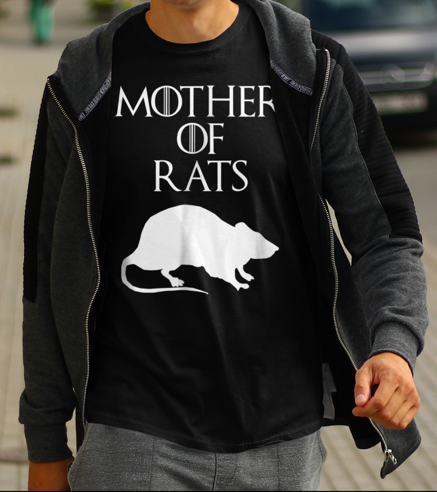 Mother Of Rats Cute Unique White E010500 T-Shirt