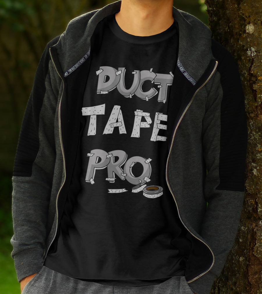 Duct Tape Pro Cute Mechanical Handyman T-Shirt