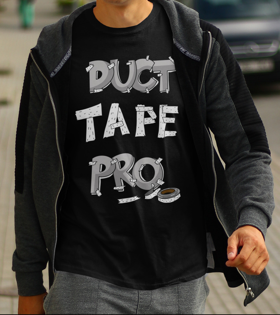 Duct Tape Pro Cute Mechanical Handyman T-Shirt