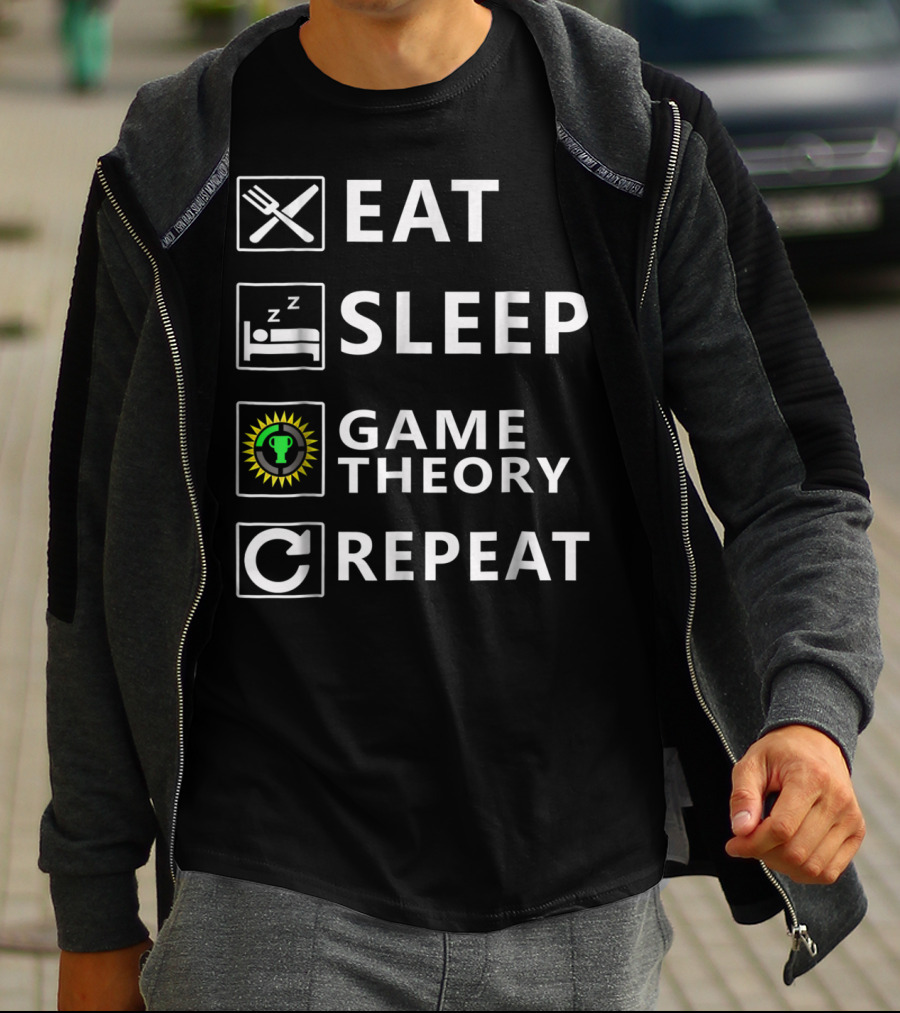 Eat Sleep Game Theory Repeat Game Nerds T-Shirt