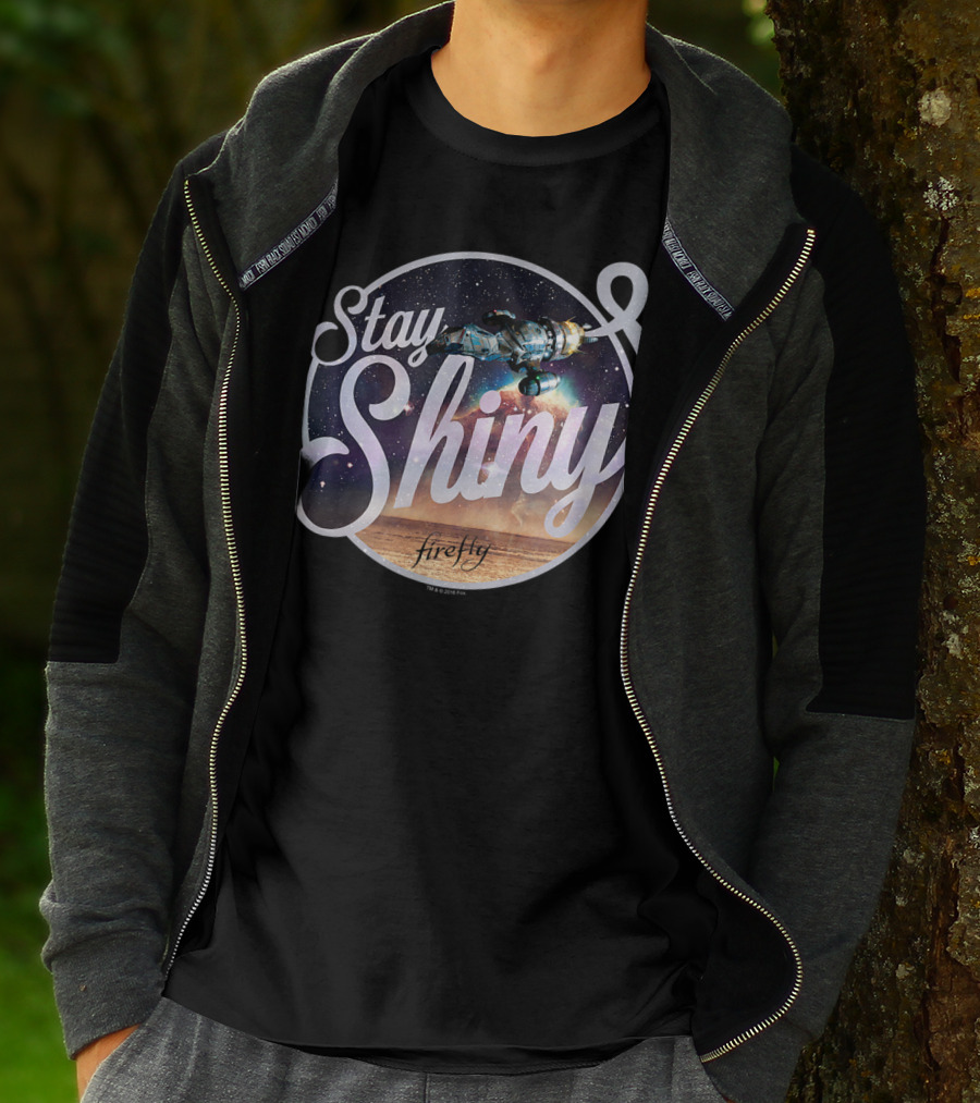 Stay Shiny Firefly Spaceship Galaxy T-Shirt