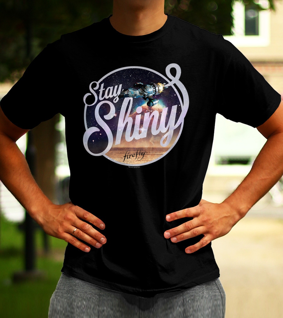 Stay Shiny Firefly Spaceship Galaxy T-Shirt