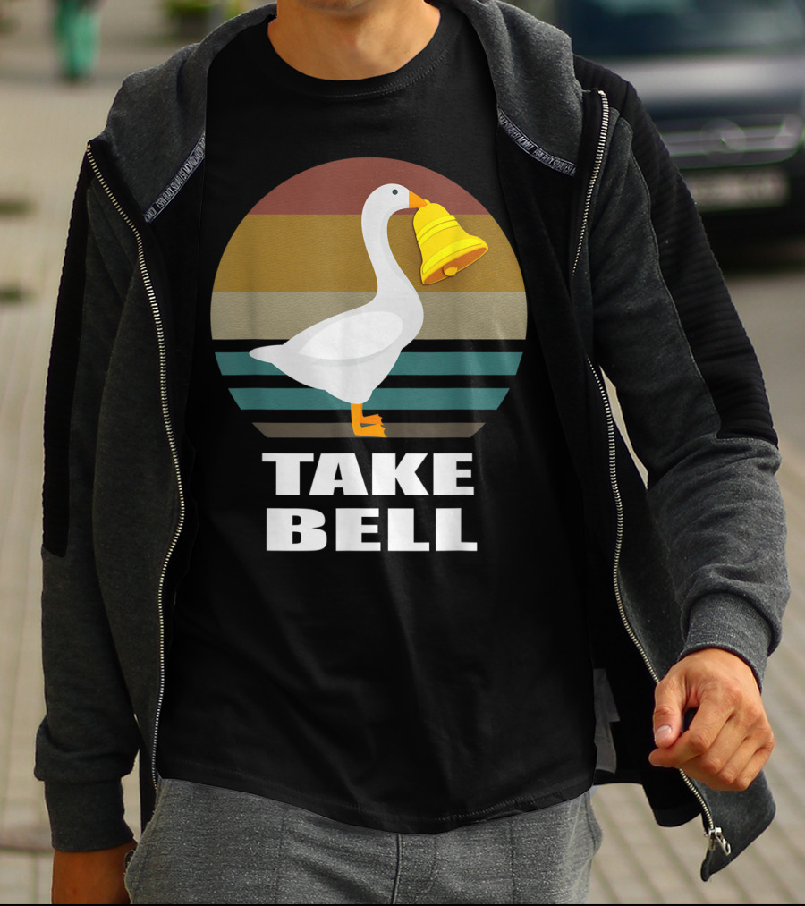 Funny Goose Take Bell Game T-Shirt