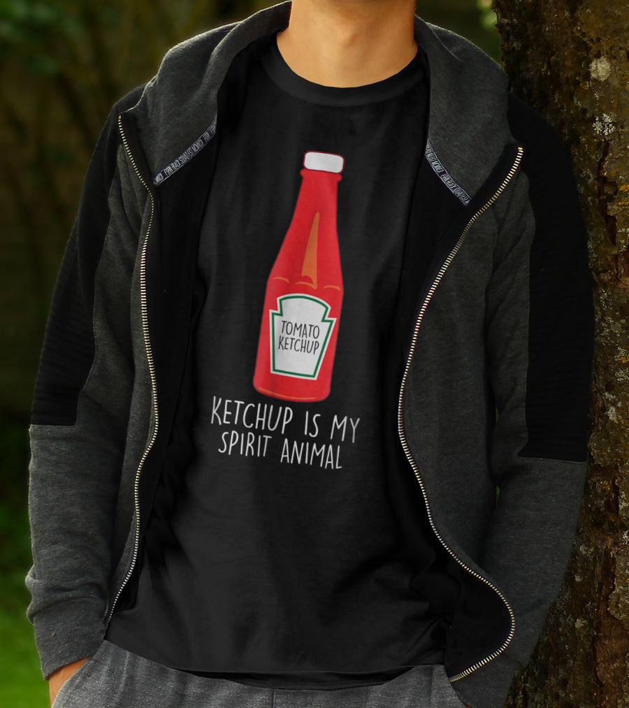 Tomato Ketchup Is My Spirit Animal Ketchup T-Shirt