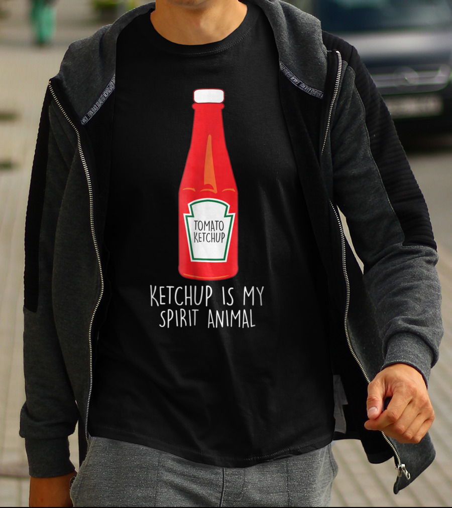 Tomato Ketchup Is My Spirit Animal Ketchup T-Shirt