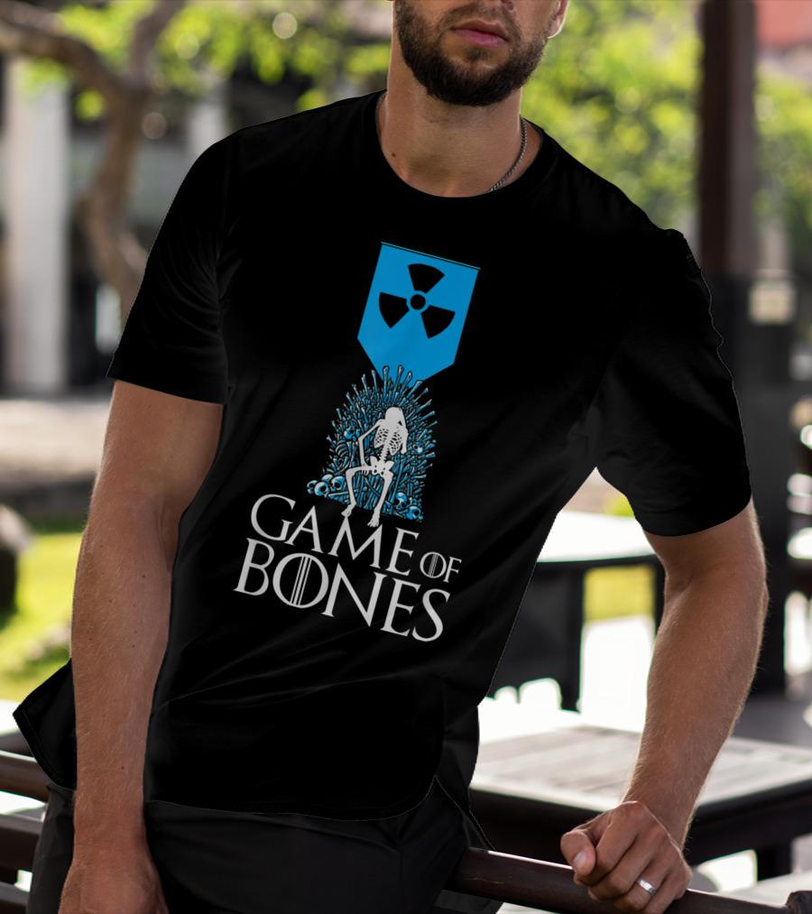 Game Of Bones Radiology Xrays Skeleton Throne Nuclear T-Shirt
