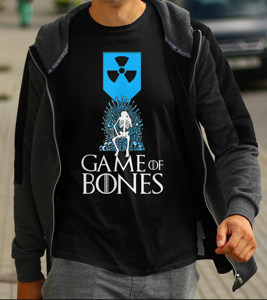 Game Of Bones Radiology Xrays Skeleton Throne Nuclear T-Shirt