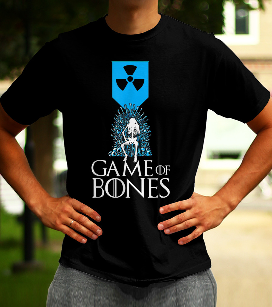 Game Of Bones Radiology Xrays Skeleton Throne Nuclear T-Shirt