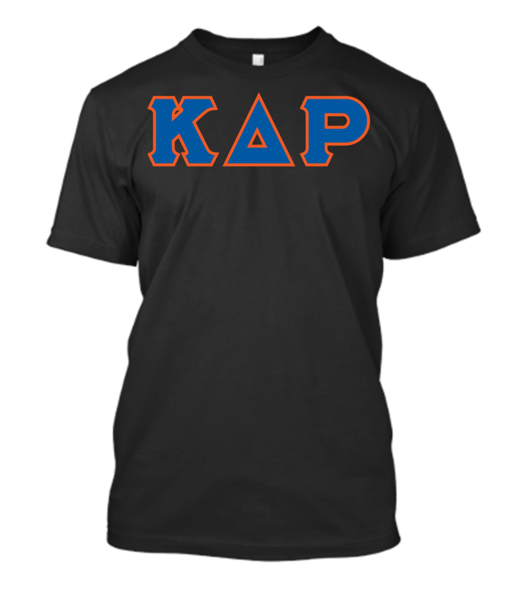 Kappa Delta Rho Greek Letters Blue And Orange T-Shirt