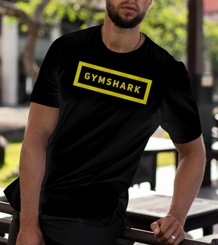 Gymshark Bold Yellow Framed T-Shirt