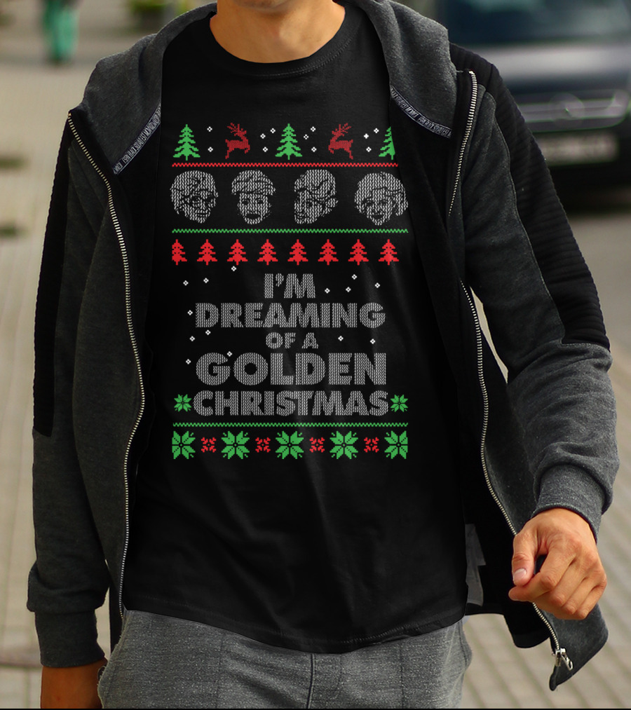 I'm Dreaming Of A Golden Christmas Ugly T-Shirt