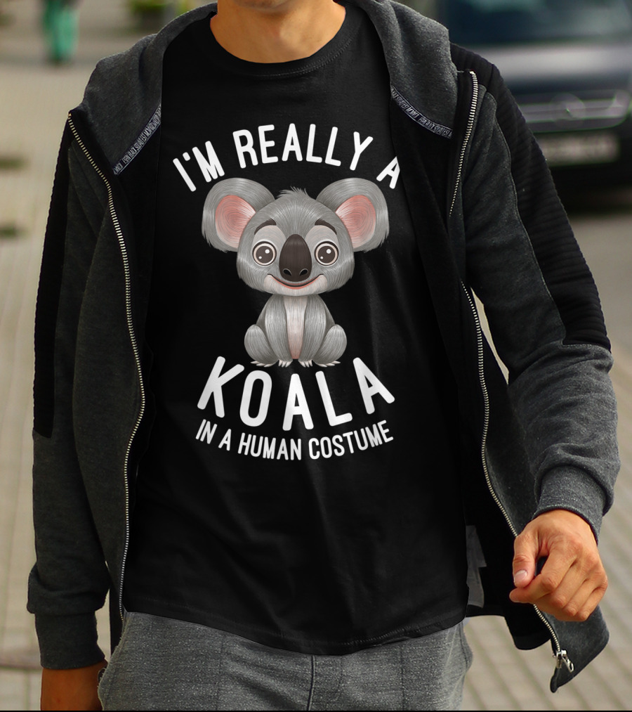 I'm Really A Koala In A Human Costume Koalas T-Shirt
