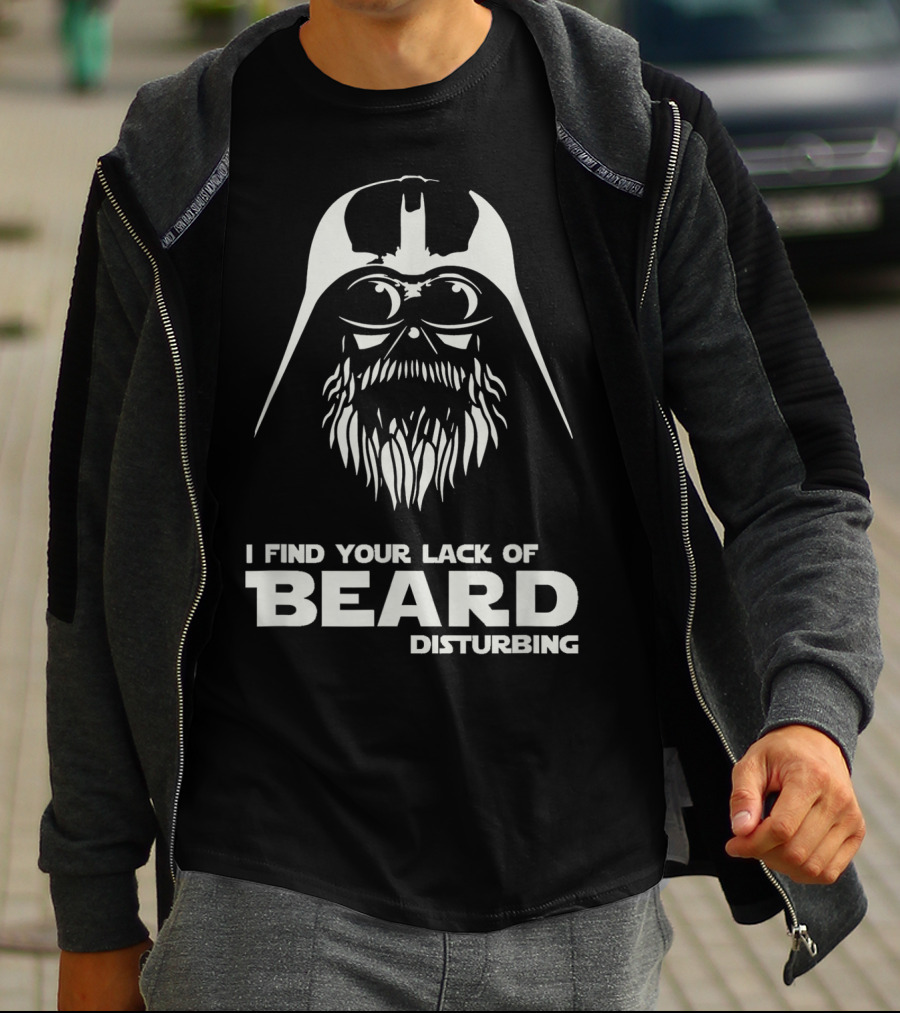 Mens I Find Your Lack Of Beard Disturbing Darth Vader T-Shirt