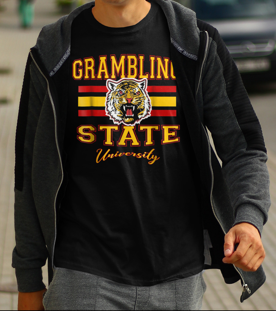 Grambling State University Tiger Emblem T-Shirt
