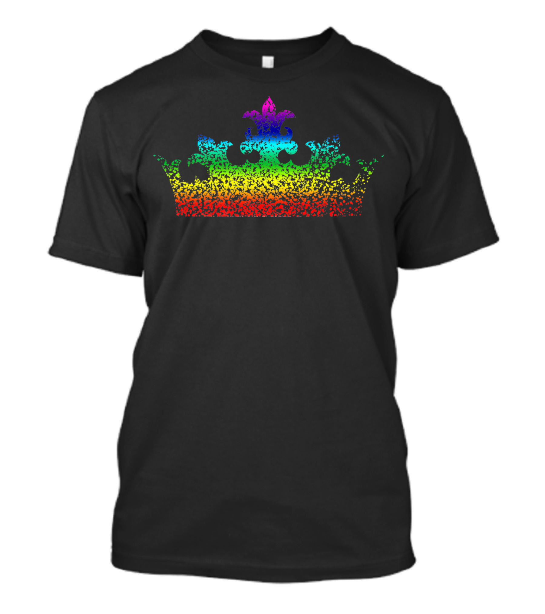 King Queen Crown Rainbow Gay Pride T-Shirt