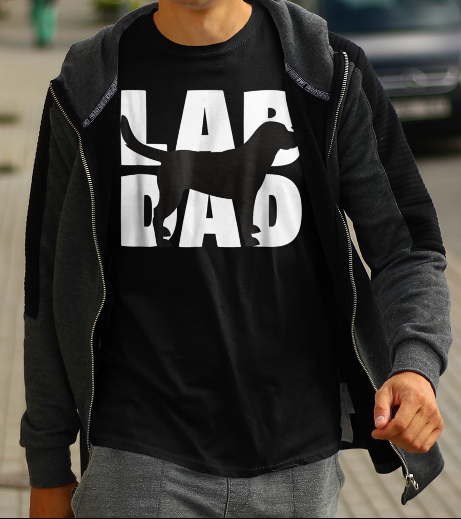 Lab Dad Labrador Retriever Dad Labrad T-Shirt