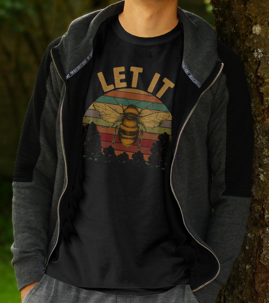 Let It Bee Vintage Beekeeper Let It Bee T-Shirt
