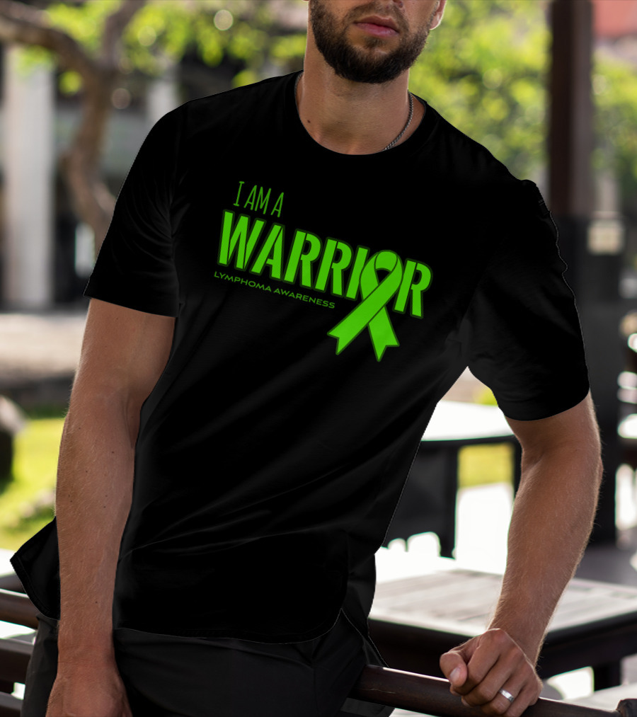 I Am A Warrior Lymphoma Awareness T-Shirt