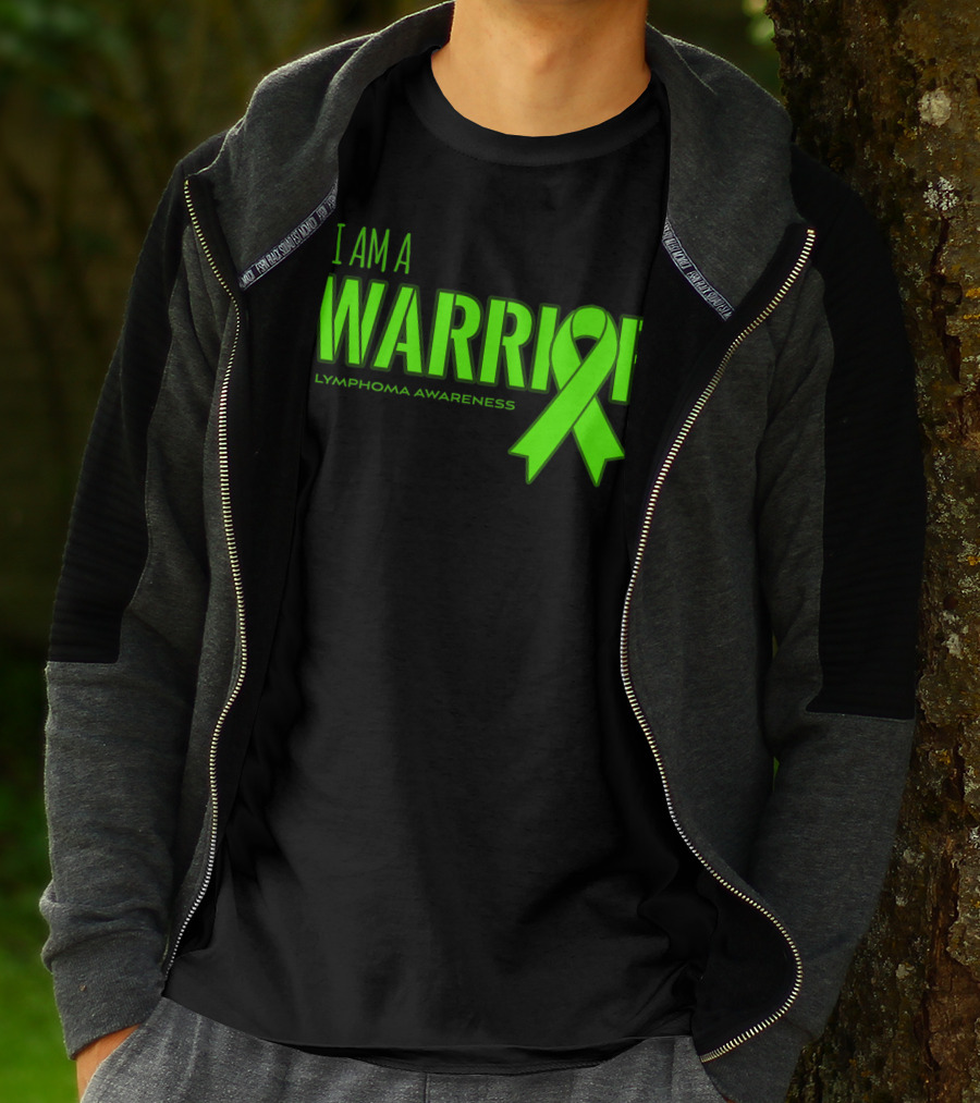 I Am A Warrior Lymphoma Awareness T-Shirt