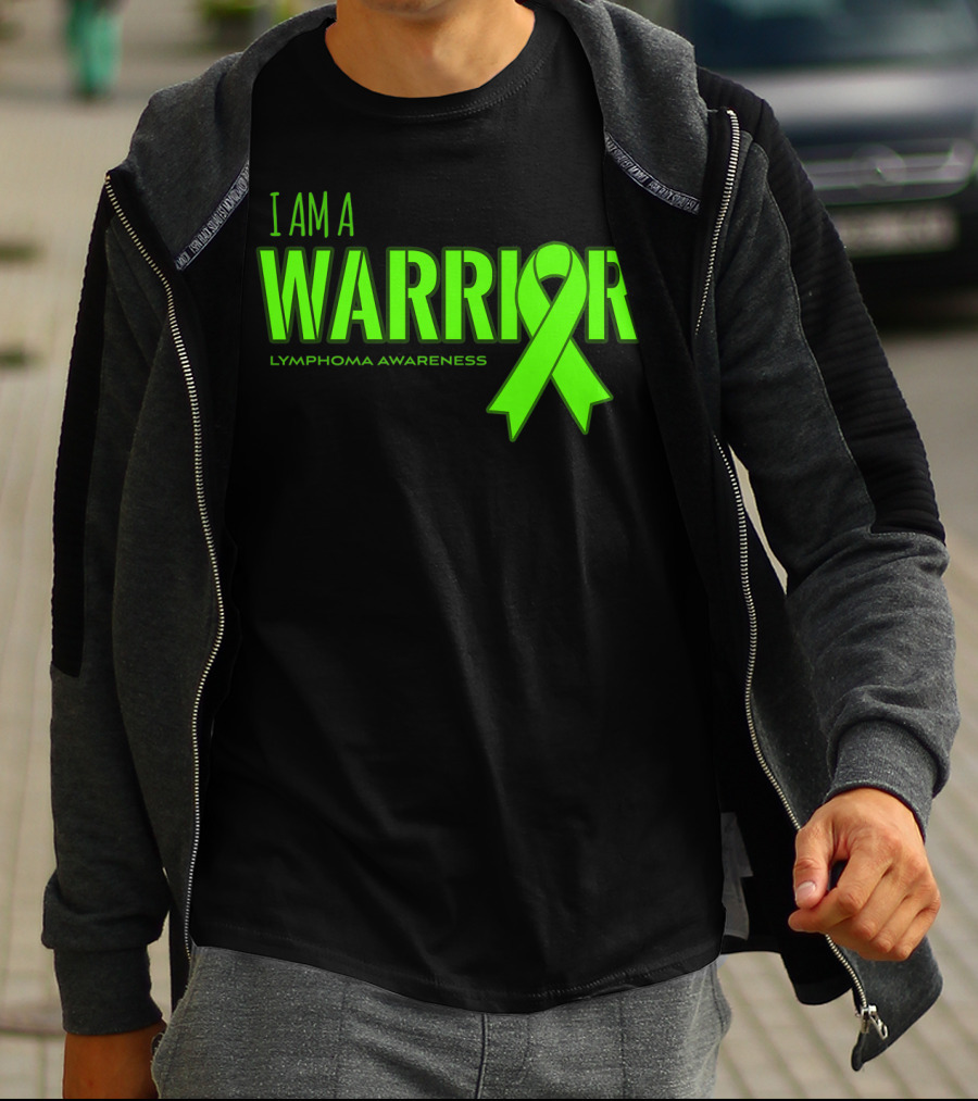 I Am A Warrior Lymphoma Awareness T-Shirt