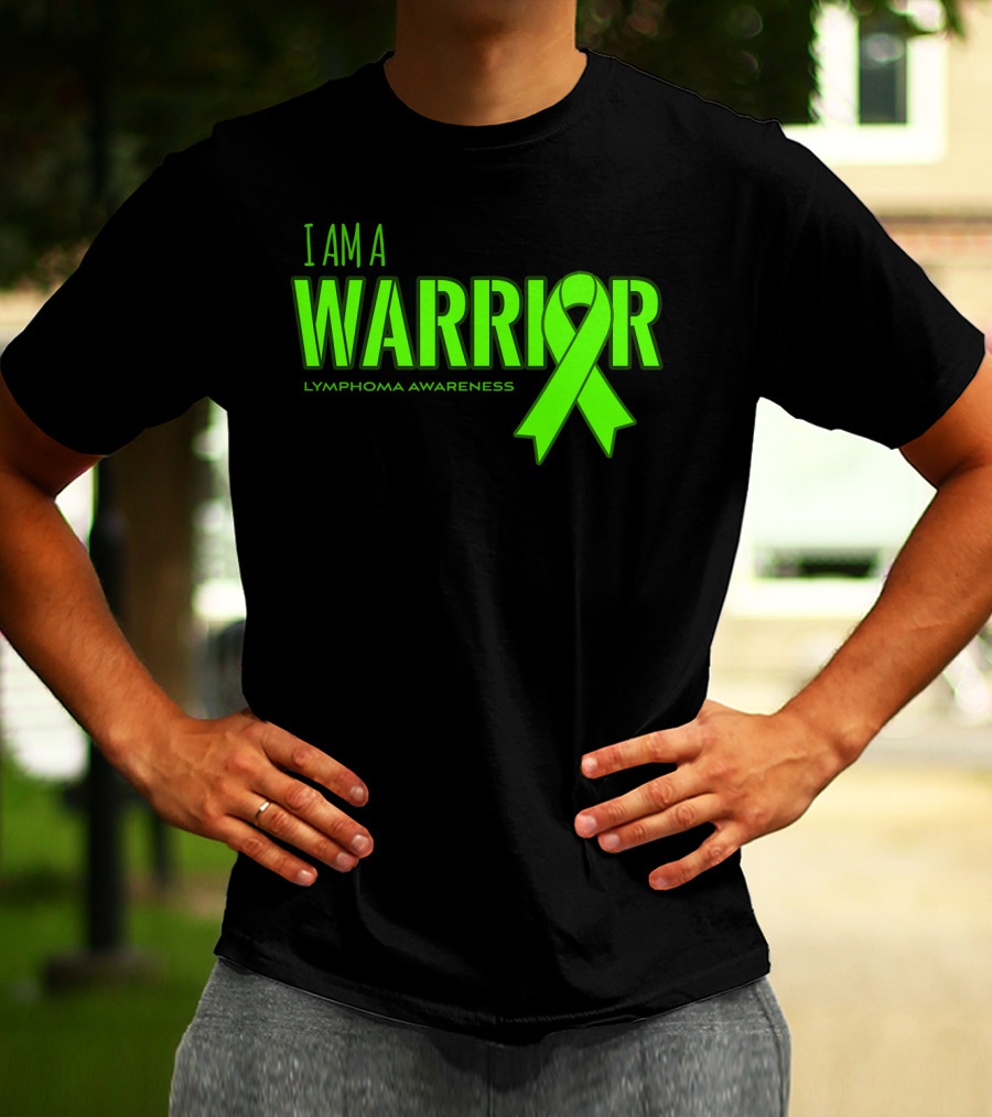 I Am A Warrior Lymphoma Awareness T-Shirt