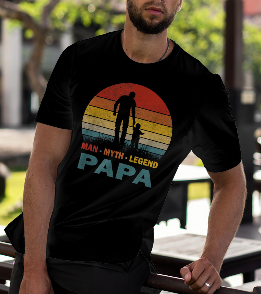 PAPA Man Myth Legend Mens Papa T-Shirt