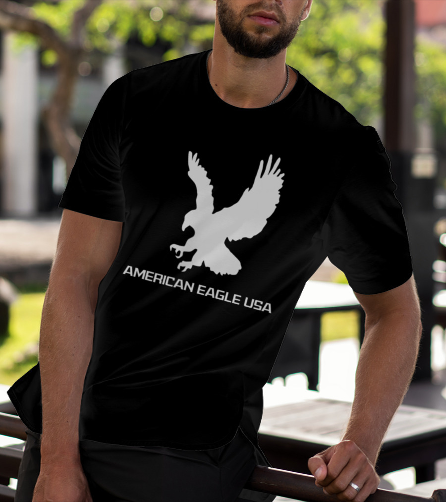 American Eagle USA Iconic Emblem T-Shirt