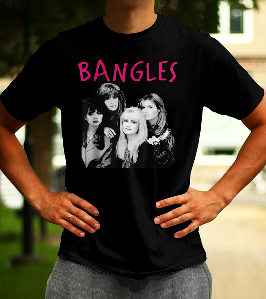 Bangles Band Iconic Pop Rock Group Members T-Shirt