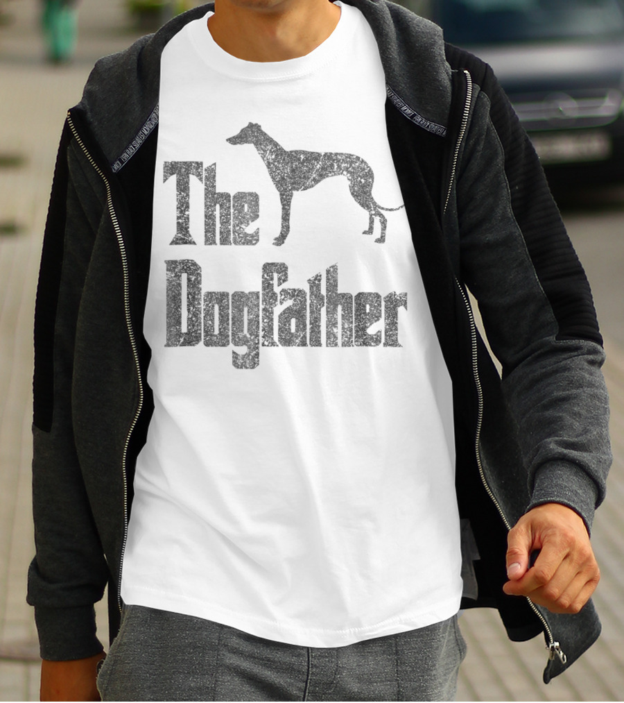 The Dogfather Greyhound Silhouette Recognizable T-Shirt