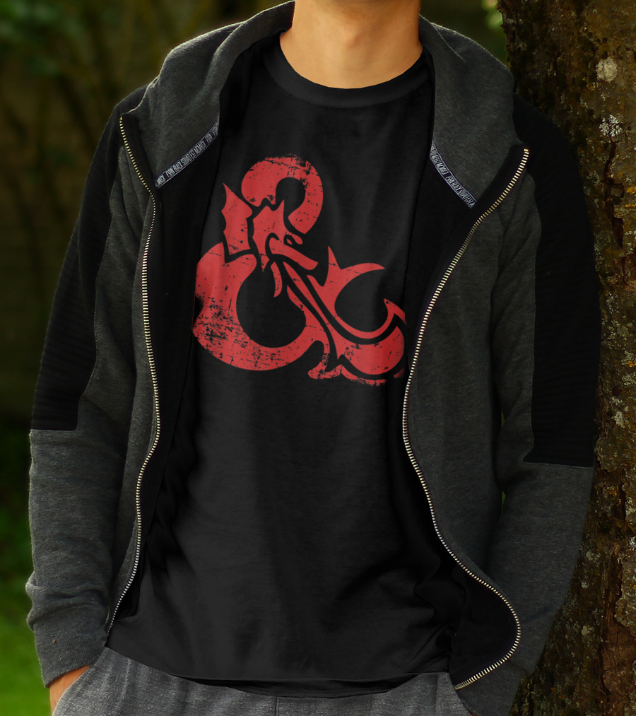 Dungeons And Dragons Red Ampersand Dragon T-Shirt