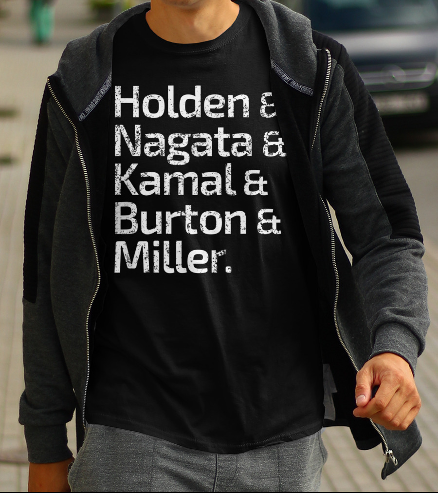The Expanse Roll Call Holden Nagata Kamal Burton Miller T-Shirt