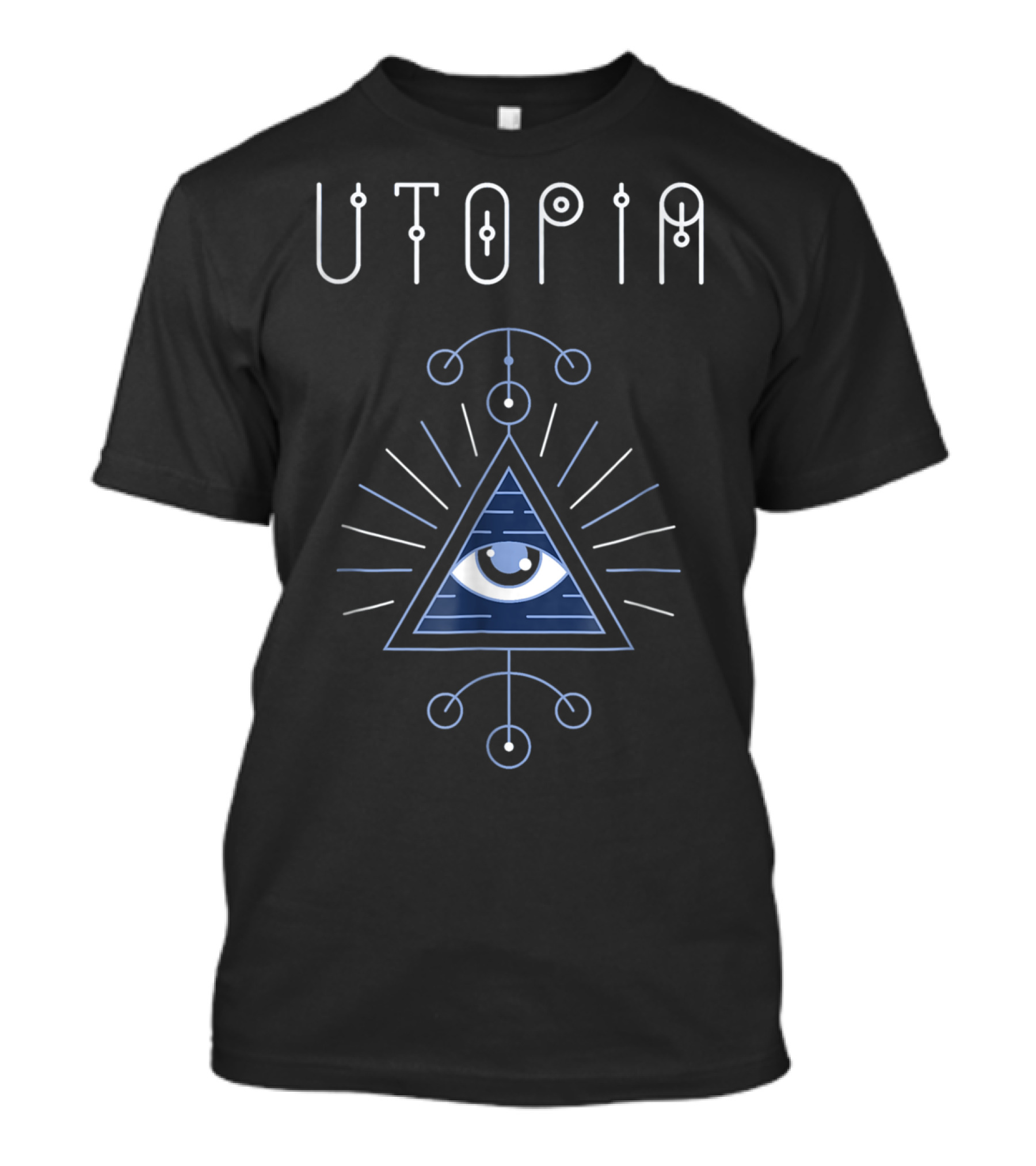 Todd Rundgren's Utopia Eye Triangle Symbol Illuminated T-Shirt