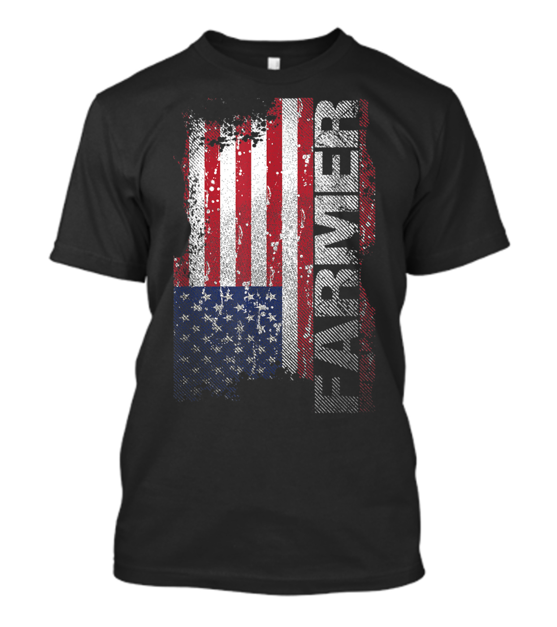 USA Flag Farmer American Farmers T-Shirt