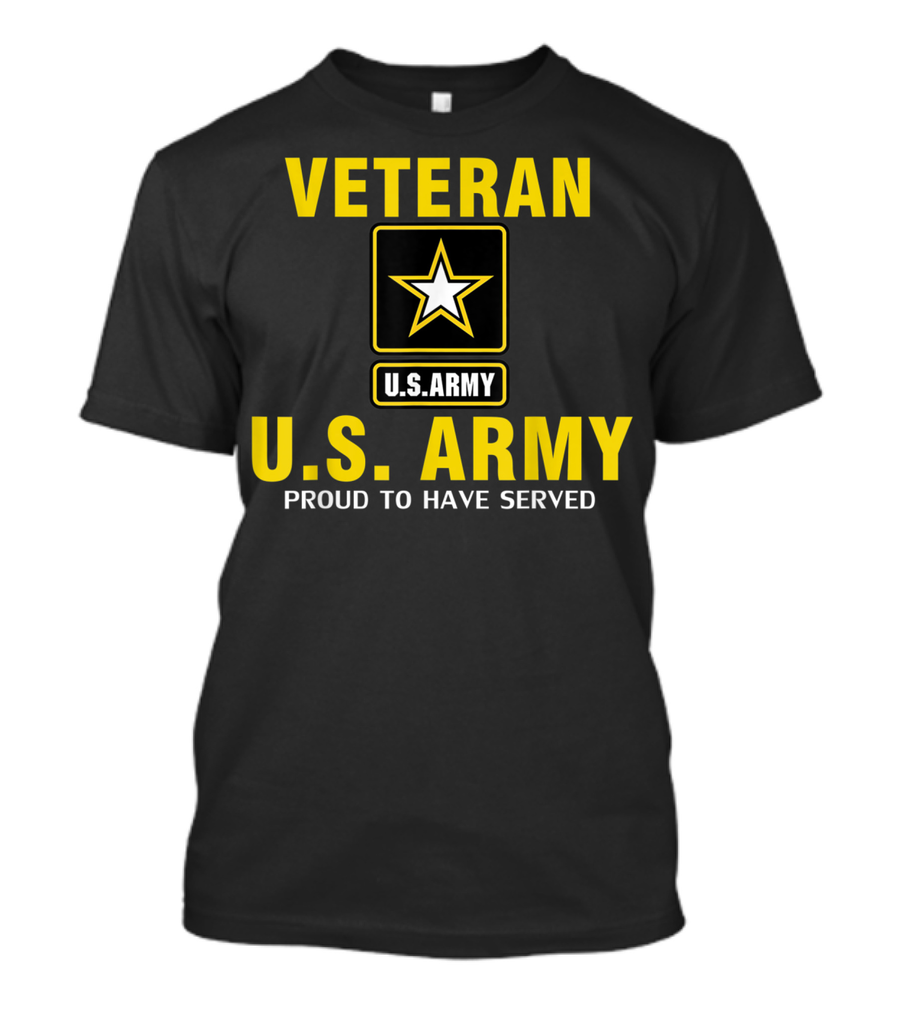 Veteran U.S. Army Proud To Have Served Star Emblem T-Shirt
