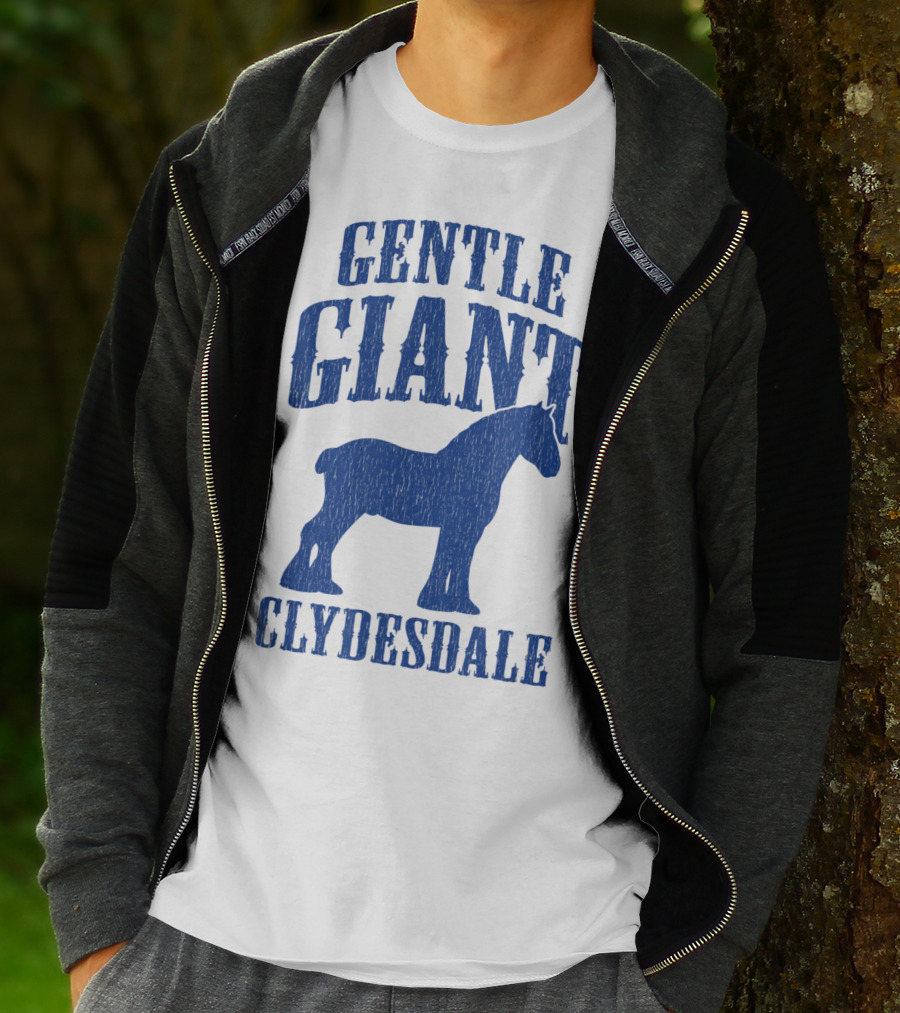 Gentle Giant Clydesdale Draft Horse T-Shirt
