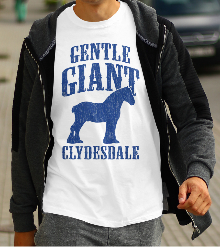 Gentle Giant Clydesdale Draft Horse T-Shirt