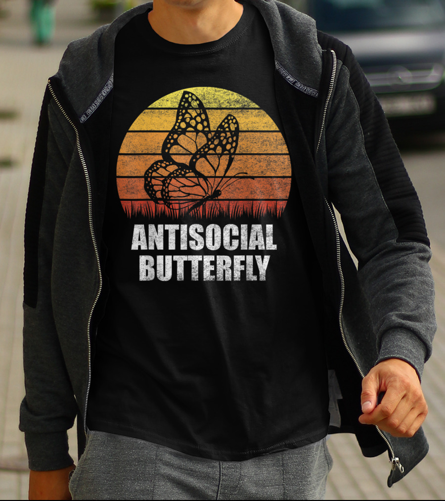 Antisocial Butterfly Classic Vintage Sunset T-Shirt